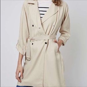 TopShop Beige Summer Trench Coat